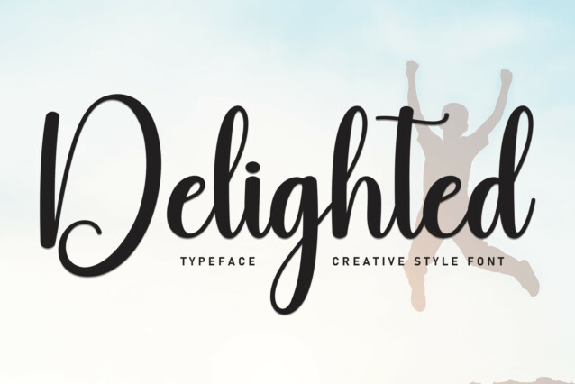 Delighted Script Typeface - Befonts
