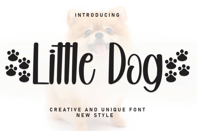 Little Dog Display Font Download Free Font