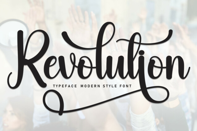 Revolution Script Font - Download Free Font