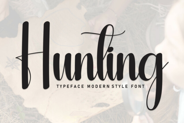 Hunting Script Typeface - Download Free Font