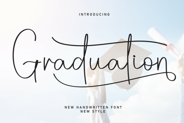 Graduation Script Typeface - Download Free Font