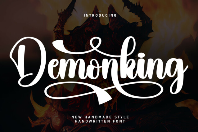 Demonking Script Font - Download Free Font