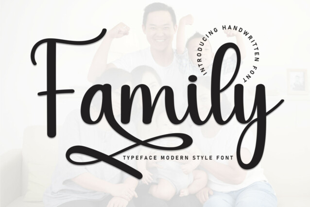 Family Script Typeface - Download Free Font