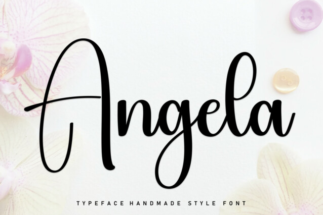 Angela Script Font - Download Free Font