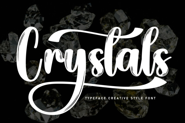 Crystals Brush Font - Download Free Font