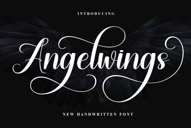 Angelwings Script Font - Befonts