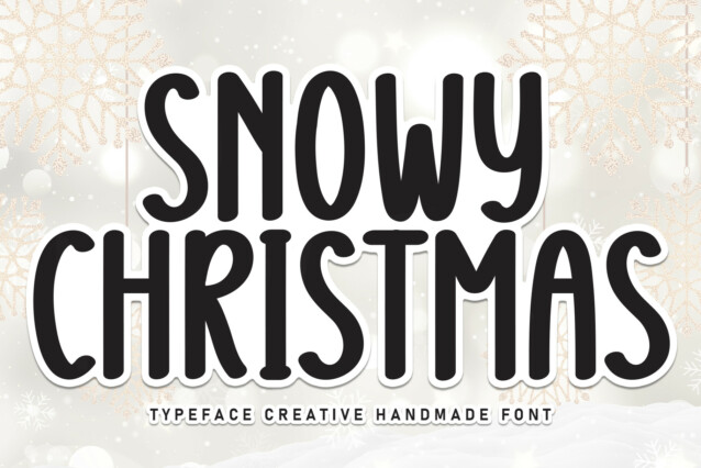 Snowy Christmas Display Font - Download Free Font