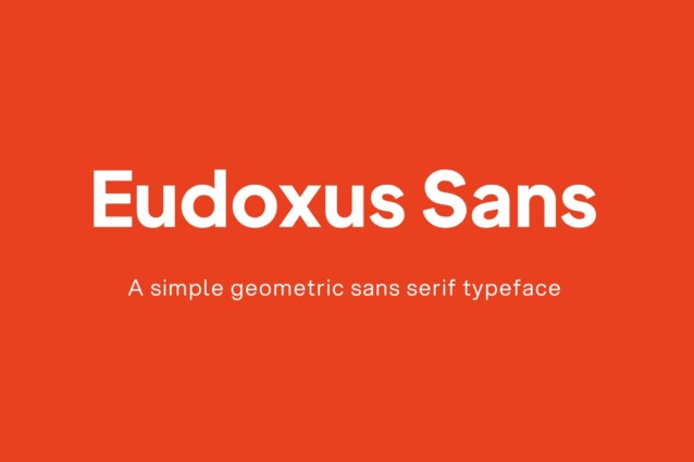 Eudoxus Sans Font Family