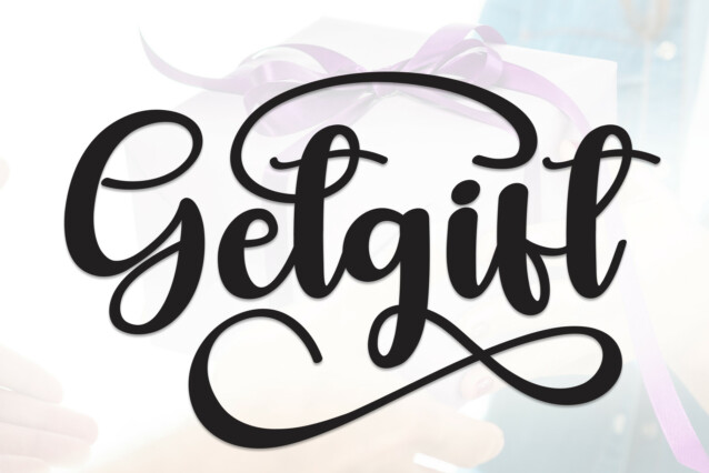 Gift Script Font Getgift Script Font - Befonts