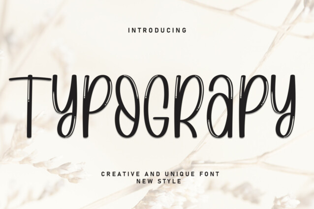 Typograpy Font - Download Free Font