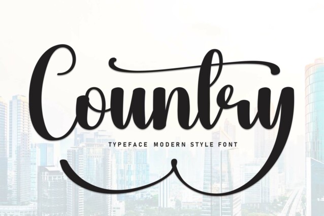 Country Script Font - Download Free Font