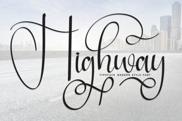 Highway Script Font - Download Free Font