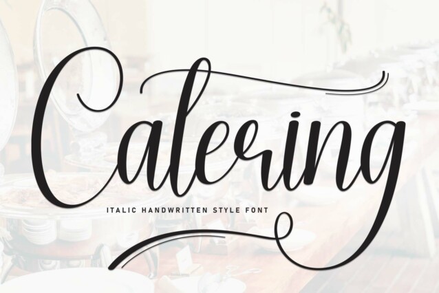 Catering Script Font - Download Free Font