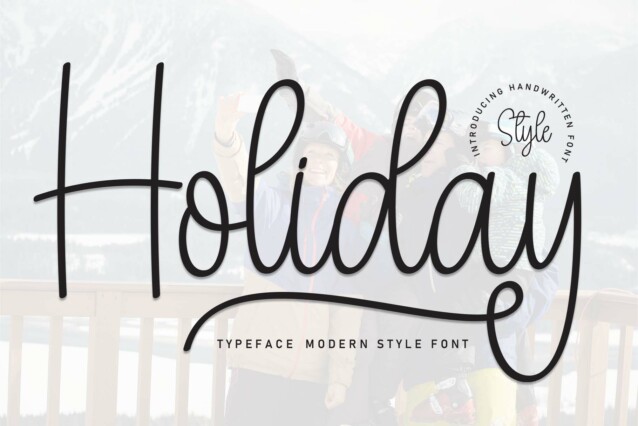 Holiday Script Typeface - Download Free Font