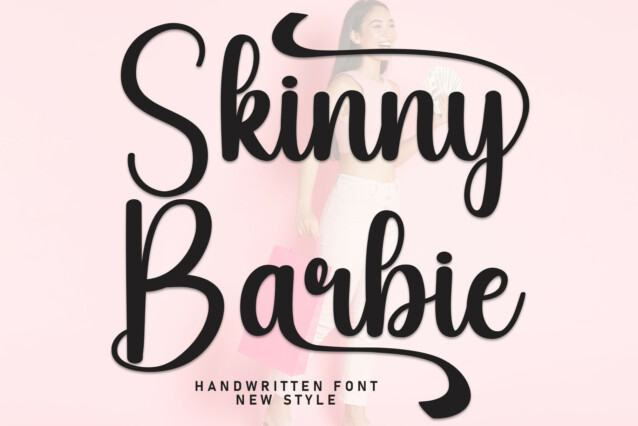 Skinny Barbie Script Typeface - Download Free Font