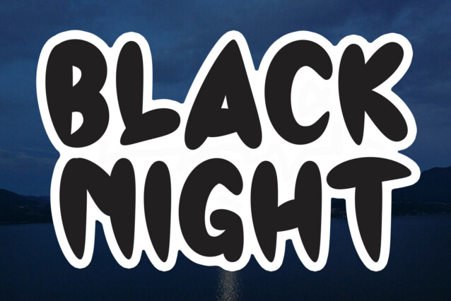 Black Night Brush Font - Download Free Font