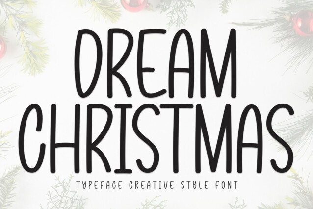 Dream Christmas Display Font - Download Free Font