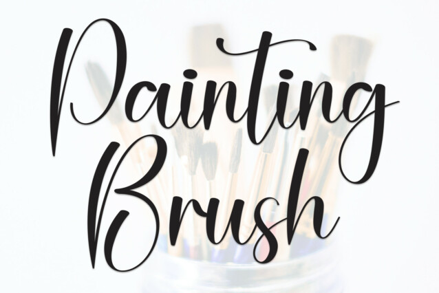 Painting Brush Font - Download Free Font