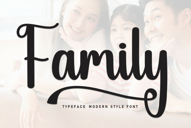 Family Script Typeface - Download Free Font