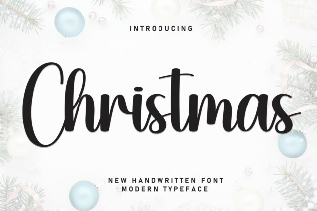 Christmas Script Typeface - Download Free Font