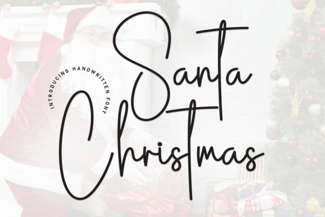 Santa Christmas Script Font - Download Free Font