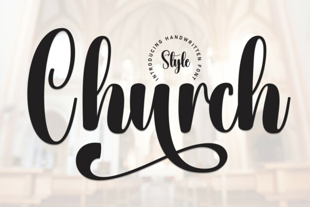 Church Script Font Download Free Font