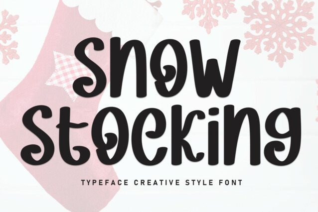 Snow Stockings Display Font - Download Free Font