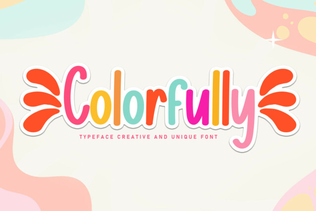 Colorfully Display Font - Download Free Font