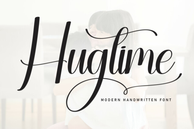 Hugtime Script Font