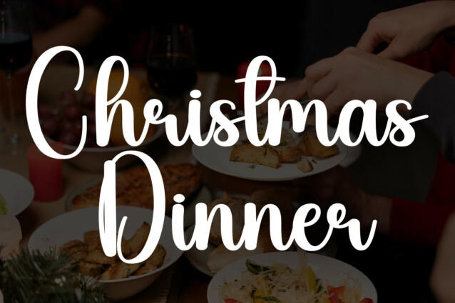 Christmas Dinner Script Font - Download Free Font