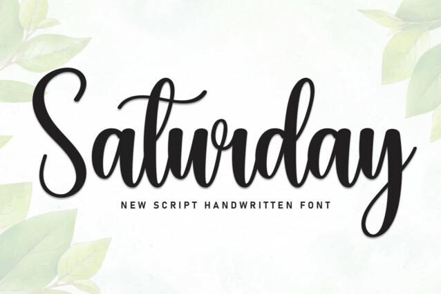 Saturday Script Font - Download Free Font