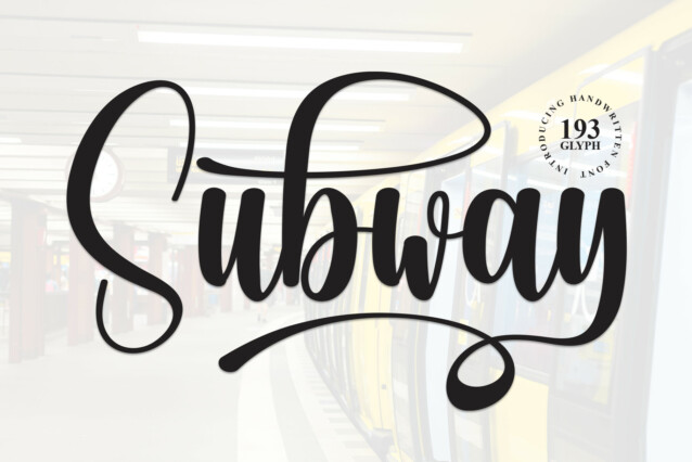 Subway Script Font - Download Free Font