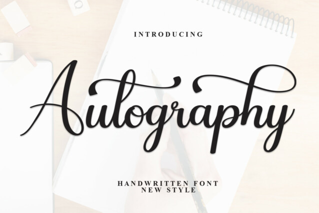 Autography Script Typeface - Download Free Font