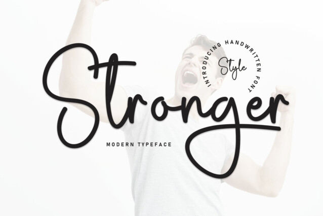 Stronger Script Font - Download Free Font