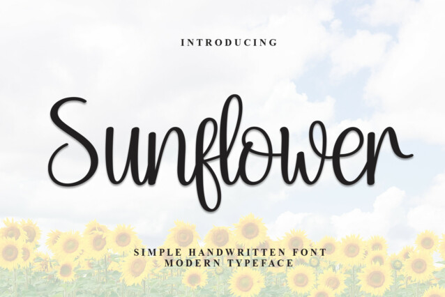 Sunflower Script Typeface - Download Free Font