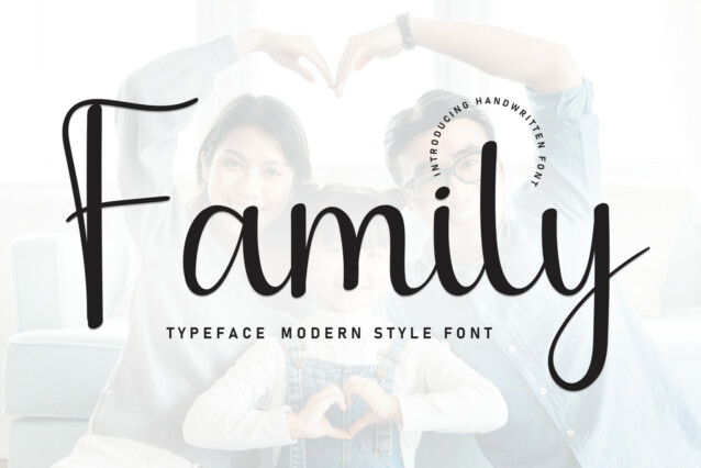 Family Script Typeface - Download Free Font