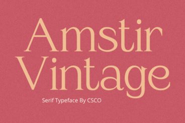 Amstir Vintage Font