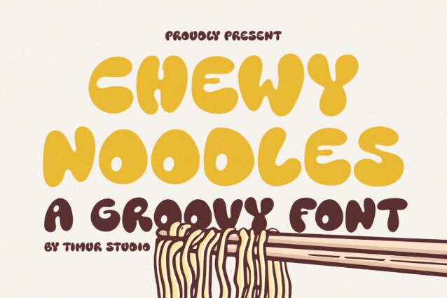 Chewy Noodles Font - Download Free Font