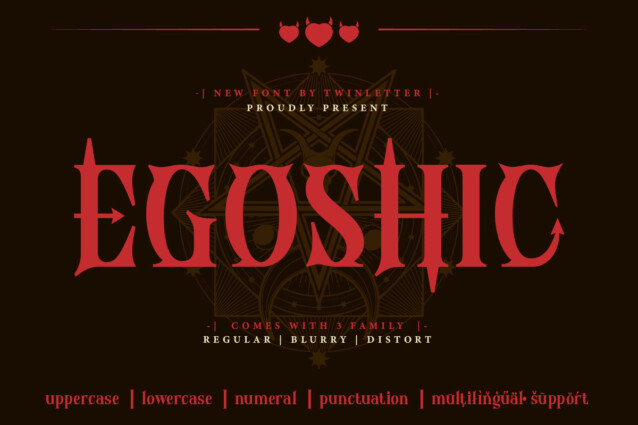 Egoshic Font - Download Free Font