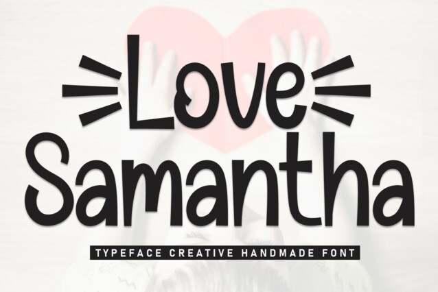 Love Samantha Display Font