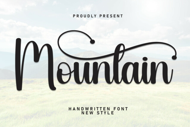 Mountain Script Typeface - Download Free Font