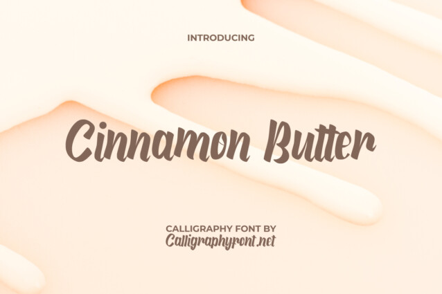 Cinnamon Butter Font - Download Free Font