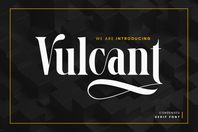 Vulcant Font - Download Free Font