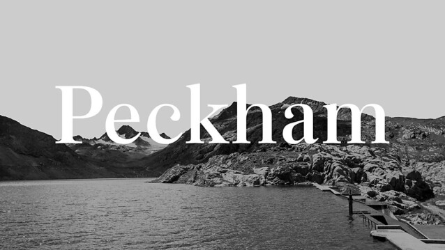 Peckham Font
