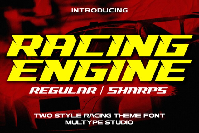 Racing Engine Font - Download Free Font