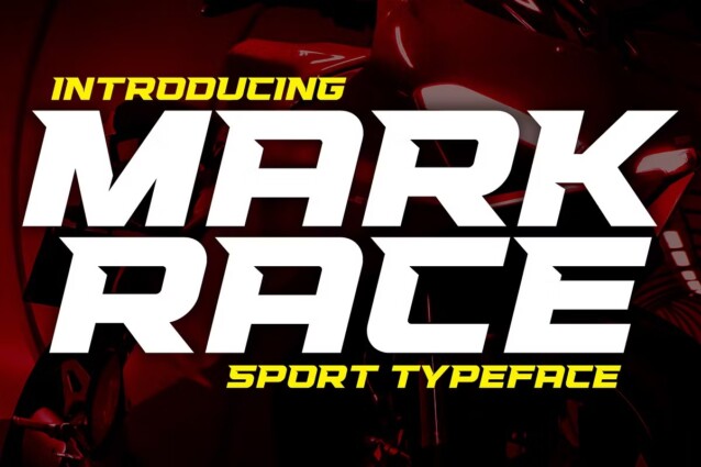 Racing Mark Race Font - Download Free Font