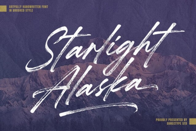 Starlight Alaska Font - Befonts