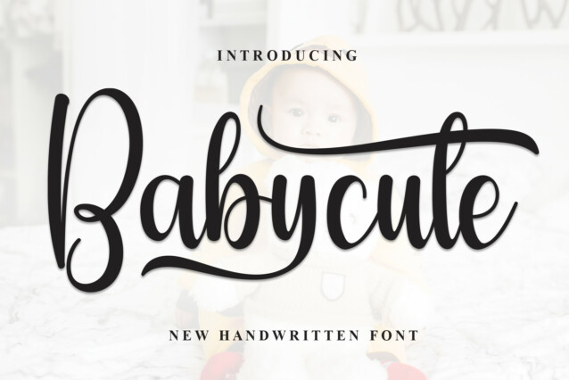 Babycute Script Font - Download Free Font