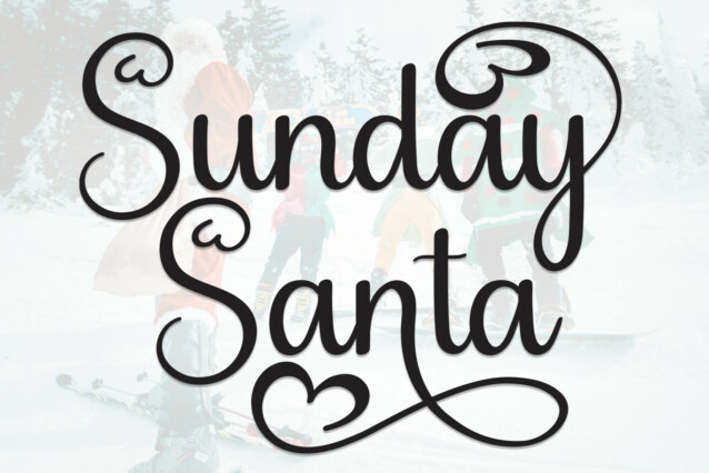 Sunday Santa Script Font - Befonts