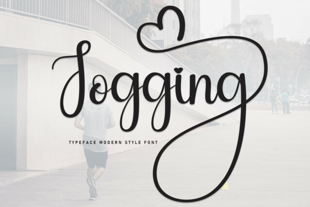 Jogging Script Font